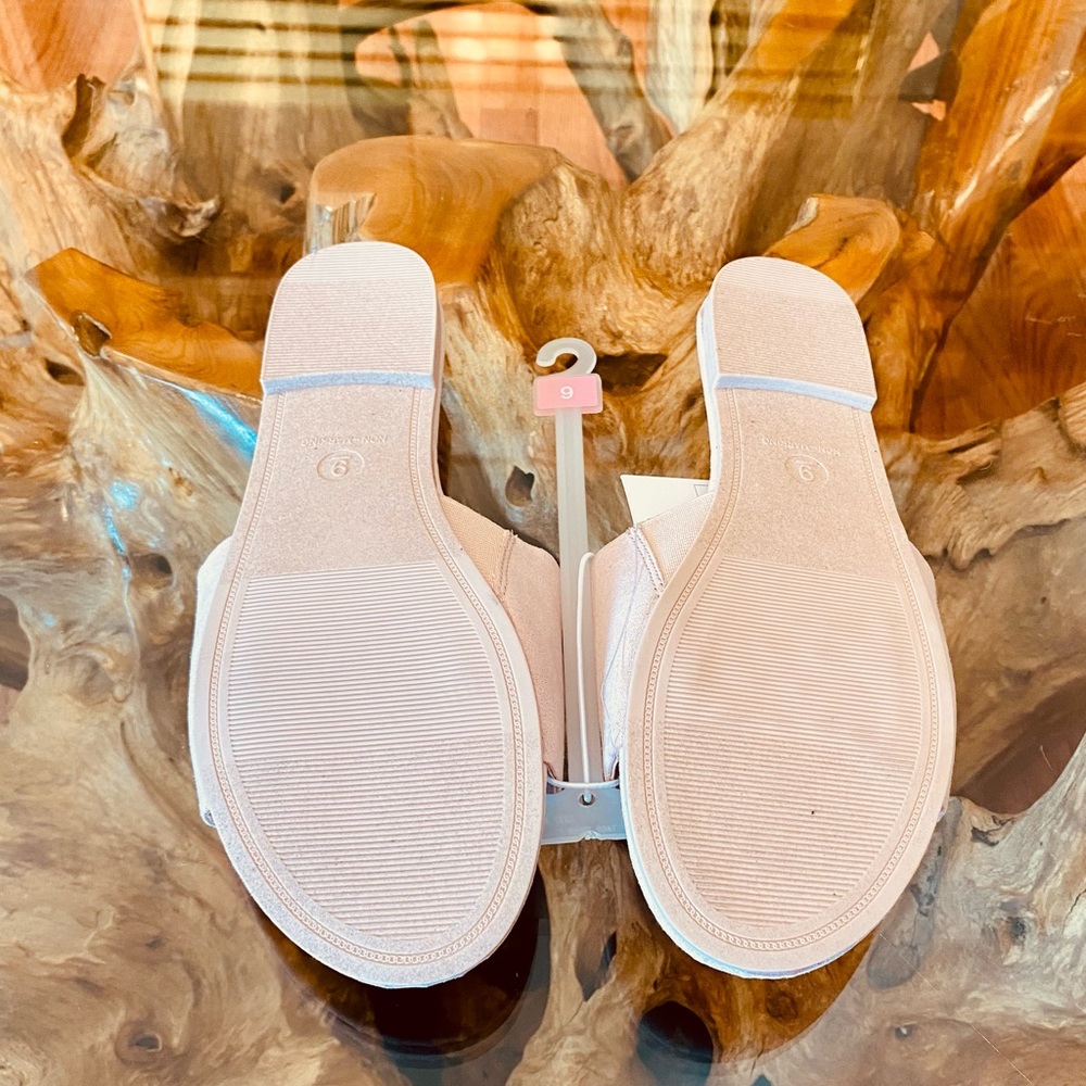 NWT Blush pink slide sandals - Picture 2 of 2